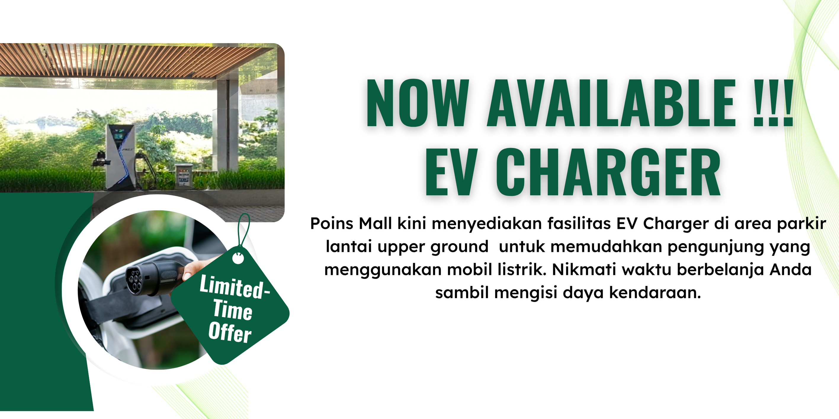 Ready EV Charger At Poins Mall