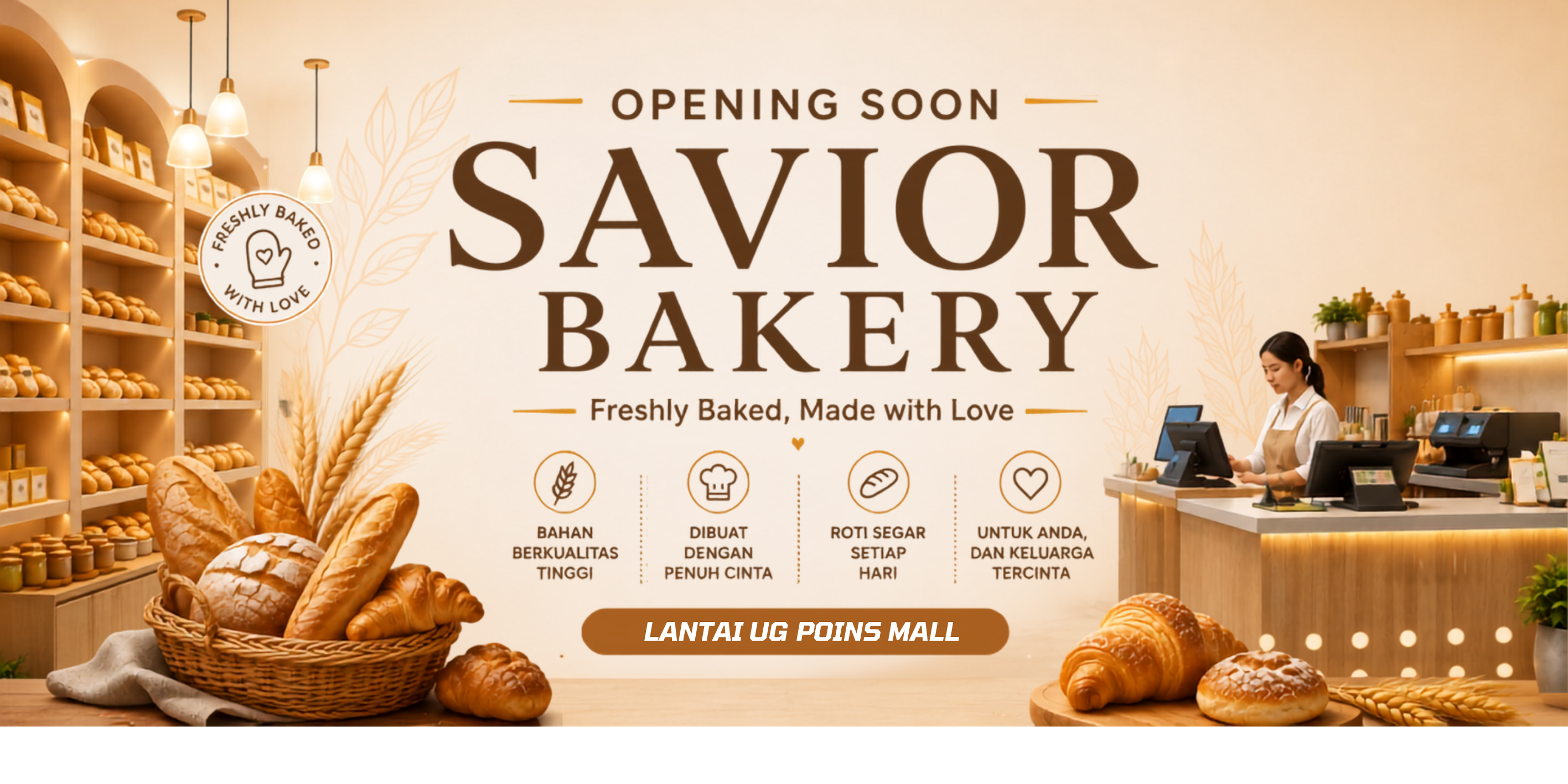 Opening Soon Savior Bakery