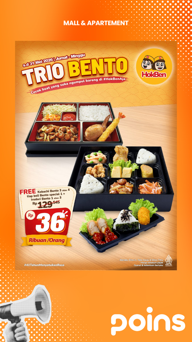 Promo Trio Bento